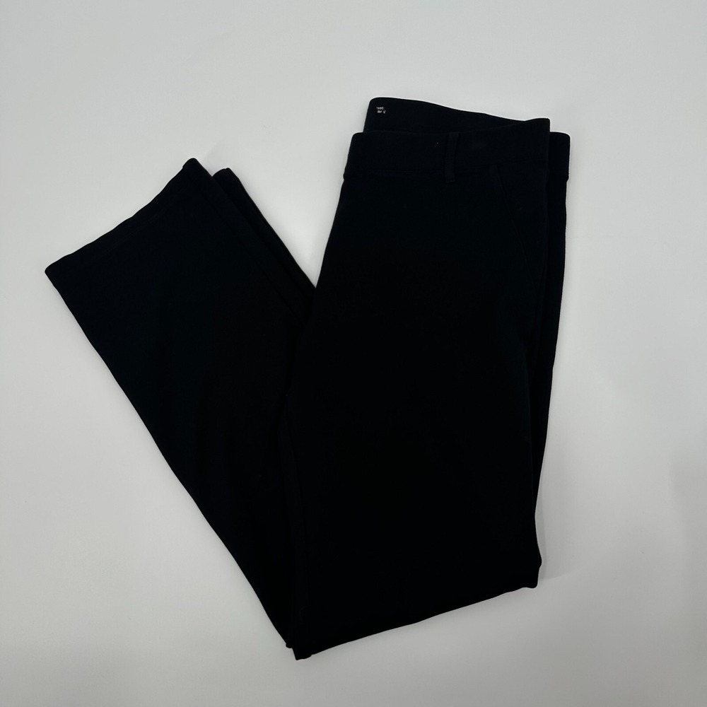 Betabrand Chino‎ Pants Women's 32 Black Stretch Slash Pockets Straight Outdoor